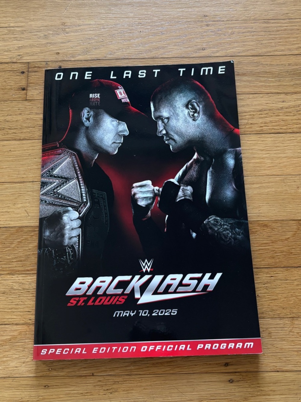 WWE 2025 BackLash Program Magazine
